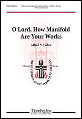 O Lord, How Manifold Are Your Works SATB choral sheet music cover